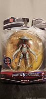 Front view of sealed Bandai Power Rangers Alpha 5 action figure packaging