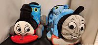 Two Thomas plush engines side by side