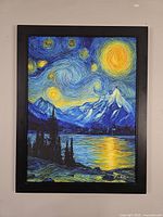 Frontal view of the entire artwork in a presentation frame