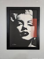 Frontal view of the artwork in presentation frame