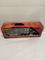 Front of boxed Fastlane truck carry case showing contents