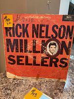 Rick Nelson Million Sellers album front cover showing wear
