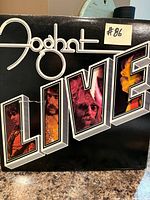 Front cover of Foghat “Live” vinyl LP album
