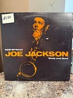 Front cover of Joe Jackson Body and Soul LP showing catalog number A&M SP5000