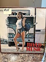 Front cover of Road Music vinyl LP showing sleeve art