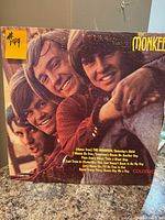 Front cover of "The Monkees" LP showing catalog number and artwork