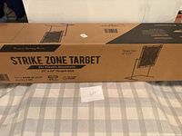 Full view of sealed GoSports Strike Zone Target box showing branding and dimensions