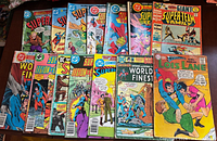 All 13 comics laid out together