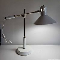 Lamp illuminated in upright position