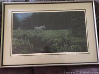 Frontal shot of the framed limited edition print showing the full image and surrounding mat and frame.