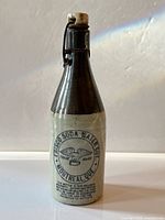 Frisco Soda Water Co. stoneware bottle full view front