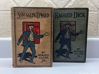 Front covers of both books showing titles and illustrations