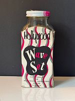 Front view of Hollywood Wave Set bottle in box