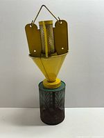 Full view of assembled metal beetle trap