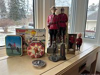 All items grouped on windowsill