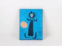 Full front view of print showing artwork and mounting