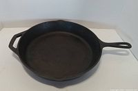 Top view of Lodge cast iron skillet