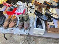 Overview of all nine pairs on table