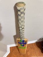 Full view of bat showing grip and blade