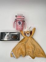 All three items: Twistshake cup, comfort blanket, He Or She pacifiers