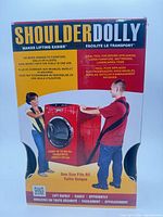 Front of retail box showing brand, capacity, illustration of use