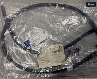 Full view of sealed Mercedes-Benz hose line in original bag with labels