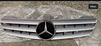 Overall view of Mercedes-Benz W203 grille front