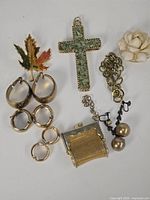 Group overview showing all jewelry pieces on white background