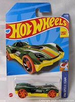 Front of sealed Hot Wheels Roadster Bite package showing car and branding