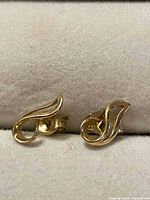 front view of both earrings