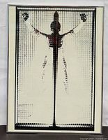 Full view of framed lithograph