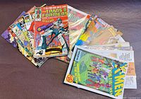 Stack of assorted vintage comics