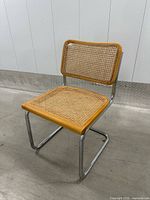 Front three-quarter view of Cesca cantilever chair showing overall design