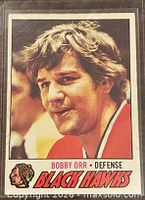 Front of Bobby Orr O-Pee-Chee #251 card in sleeve