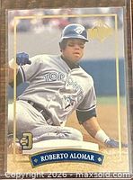 Front of Roberto Alomar 1992 Donruss McDonald's MVP card
