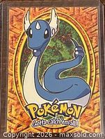 Front of Dragonair trading card in sleeve