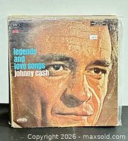 Johnny Cash Legends and Love Songs album cover