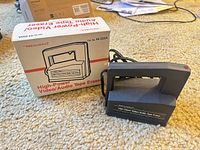 Tape eraser front with original box displayed