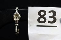 Front view of Lady Elgin wristwatch showing dial and bracelet