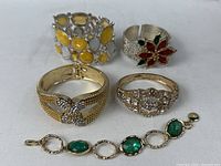 Group shot of all five bracelets