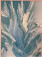 Full view of framed abstract print