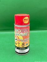 Full view of Doktor Doom Go Green fogger aerosol can with cap