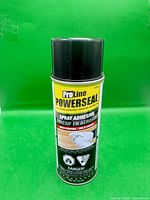 Front view of ProLine PowerSeal spray adhesive can