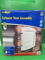 Front of boxed ProVent 6" Exhaust Vent Assembly
