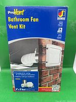 Front of ProVent Bathroom Fan Vent Kit retail box