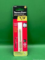 Front of packaged Tooltech Xpert glass & tile drill bit
