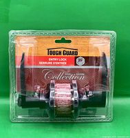 Front view of sealed Tough Guard entry lock blister pack