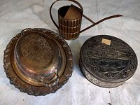 All three metal items grouped