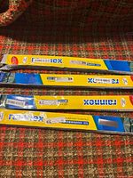 Four Rain-X WeatherFighter wiper blades in packaging
