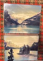 Both photographs displayed together in sleeves